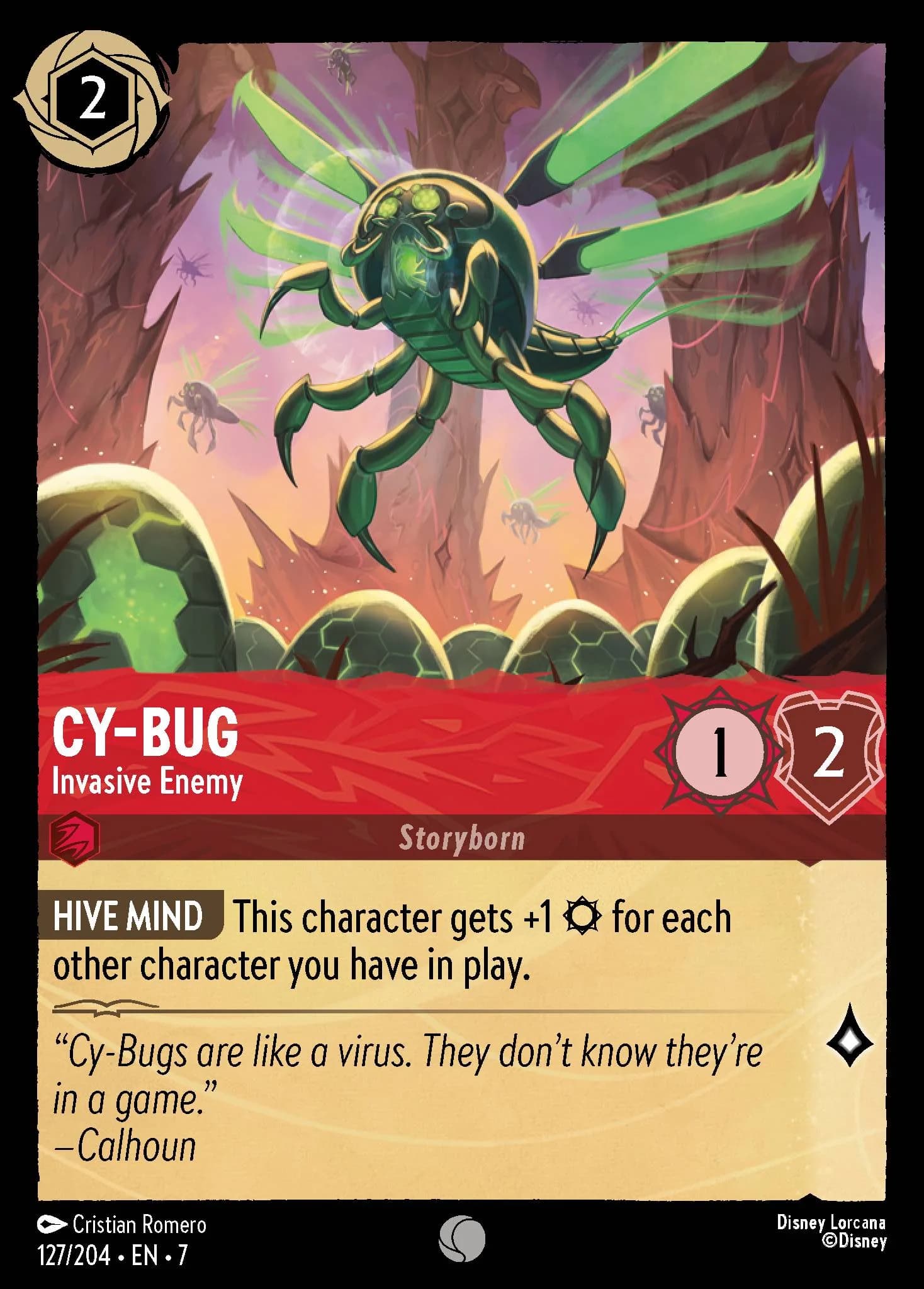 Cy-Bug - Invasive Enemy 127/204 from Archazia's Island
