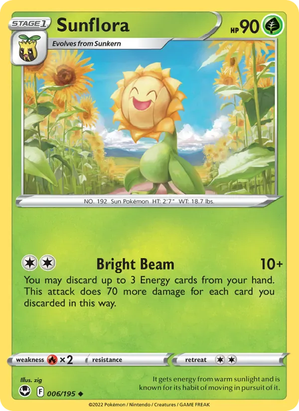 Sunflora 006/195 from Silver Tempest