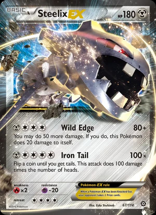 Steelix EX 67/114 from Steam Siege