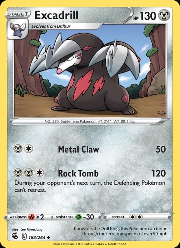 Excadrill 183/264 from Fusion Strike