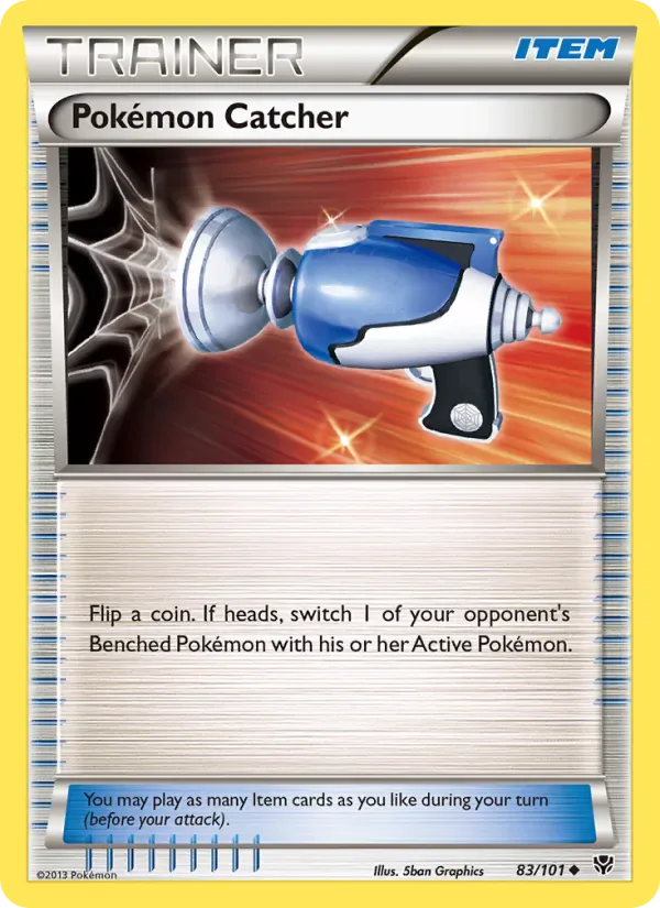 Pokémon Catcher 83/101 from Plasma Blast