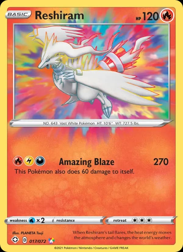 Reshiram 17/72 from Shining Fates