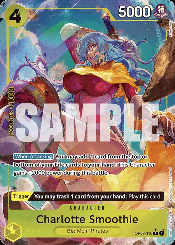 Charlotte Smoothie OP03-110 Official alternate printing 4