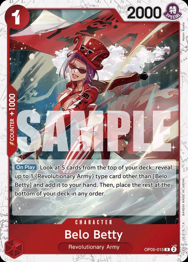 Belo Betty OP05-015 Official alternate printing 3