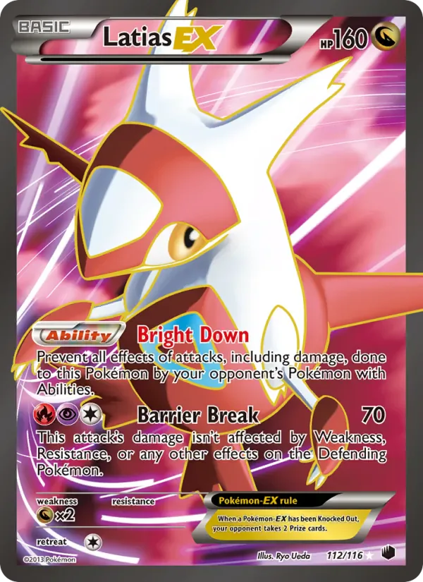 Latias-EX 112/116 from Plasma Freeze