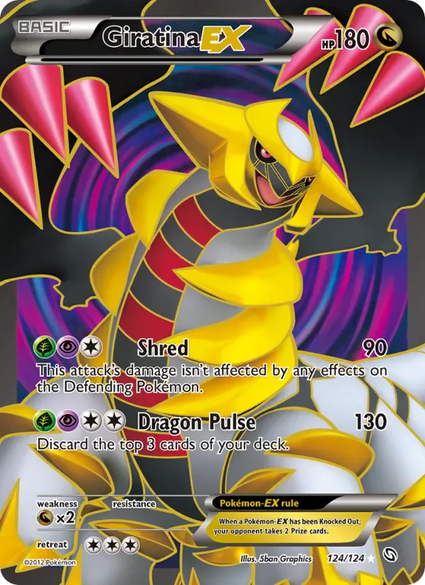 Giratina-EX 124/124 from Dragons Exalted