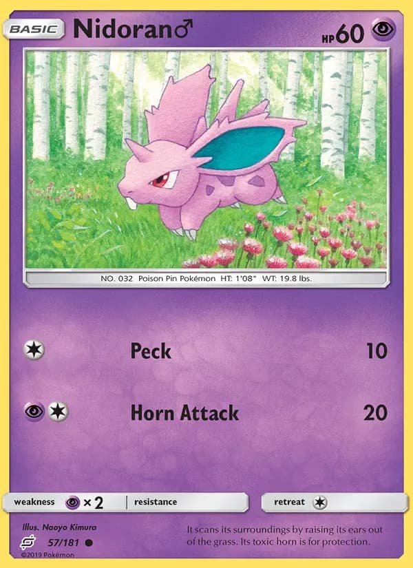 Nidoran♂ 57/181 from Team Up