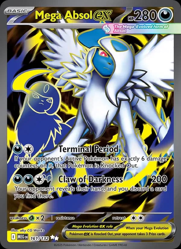 Mega Absol ex 161/132 from Mega Evolution