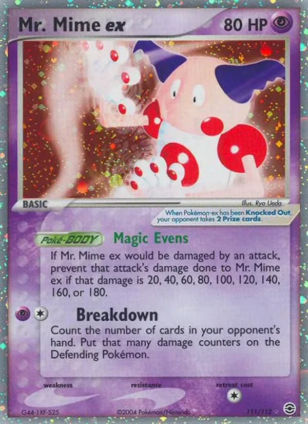 Mr. Mime ex 111/112 from EX FireRed & LeafGreen