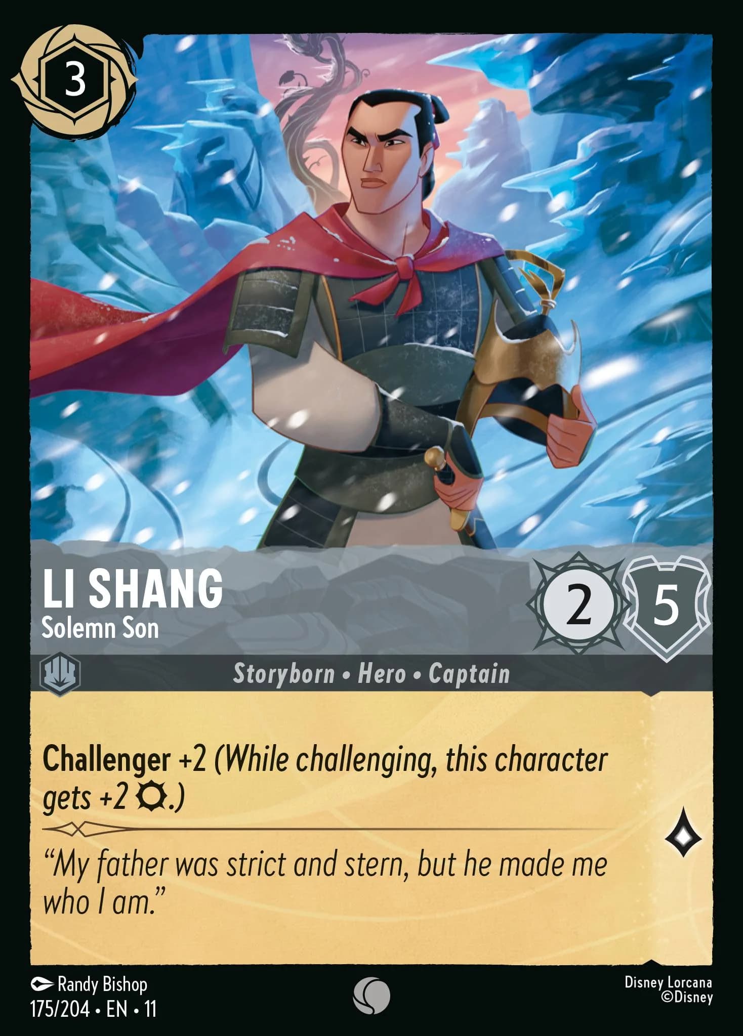 Li Shang - Solemn Son 175/204 from Winterspell