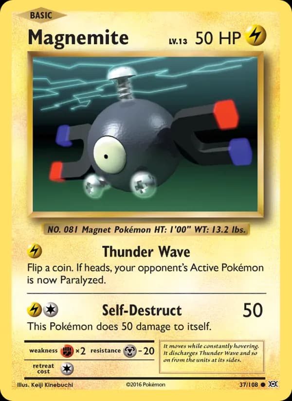 Magnemite 37/108 from Evolutions