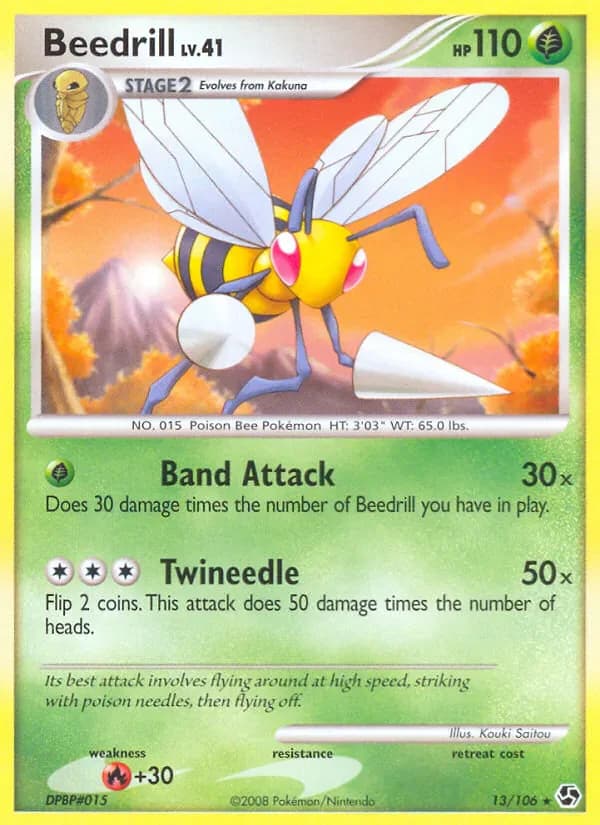 Beedrill 13/106 from Great Encounters