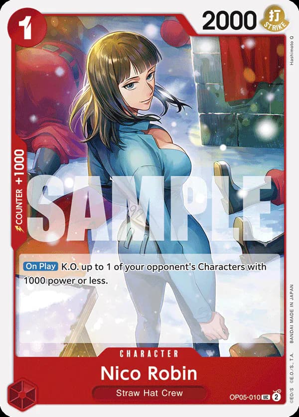 Nico Robin OP05-010 Official alternate printing r1