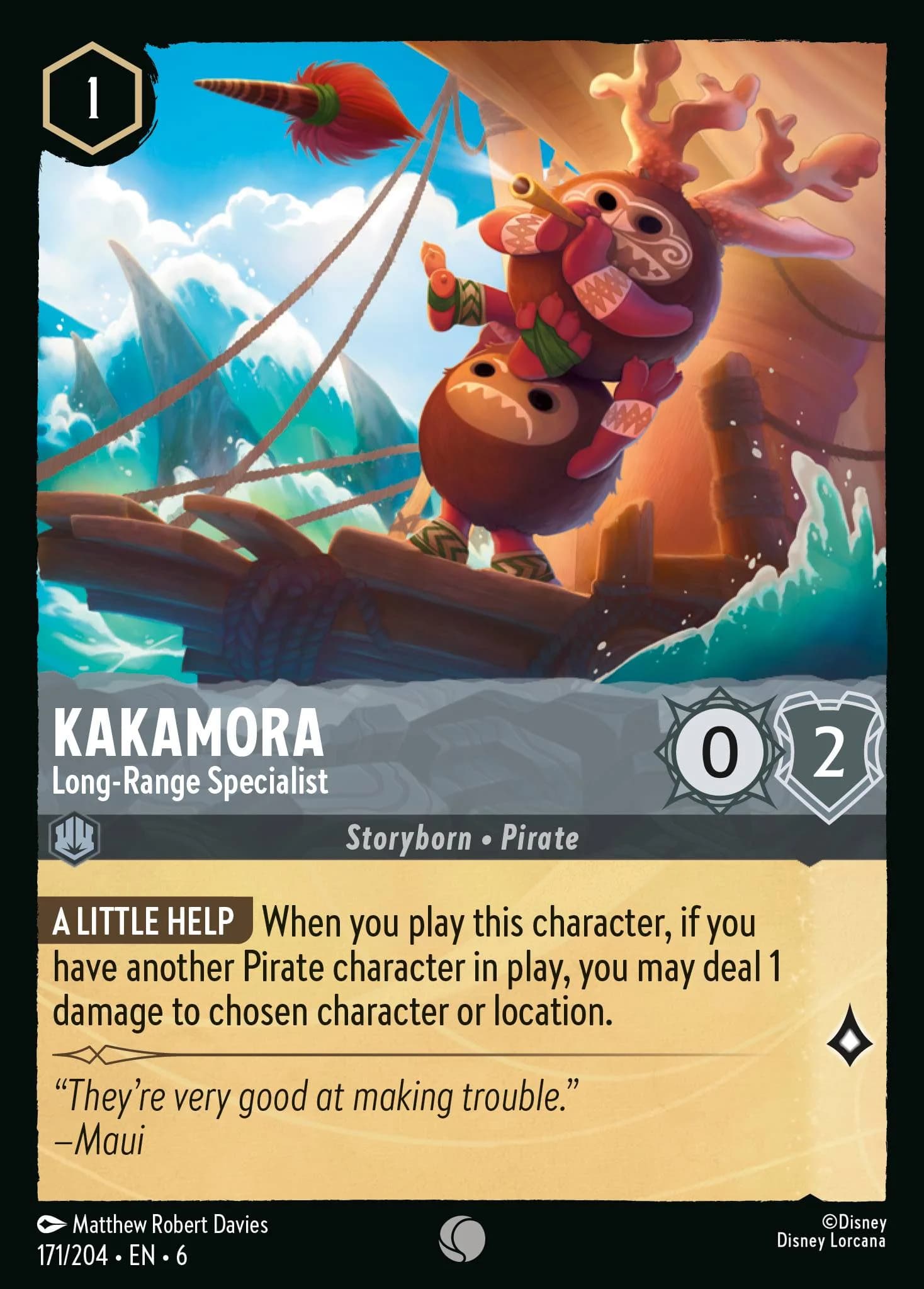 Kakamora - Long-Range Specialist 171/204 from Azurite Sea
