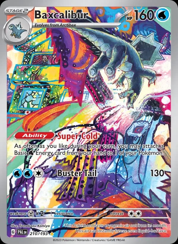Baxcalibur 210/193 from Paldea Evolved