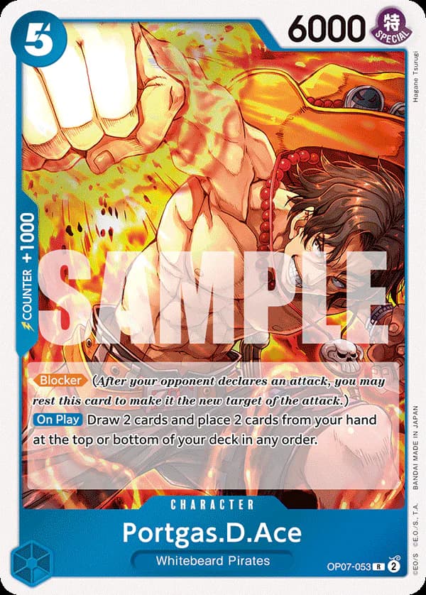 Portgas.D.Ace OP07-053 Standard printing