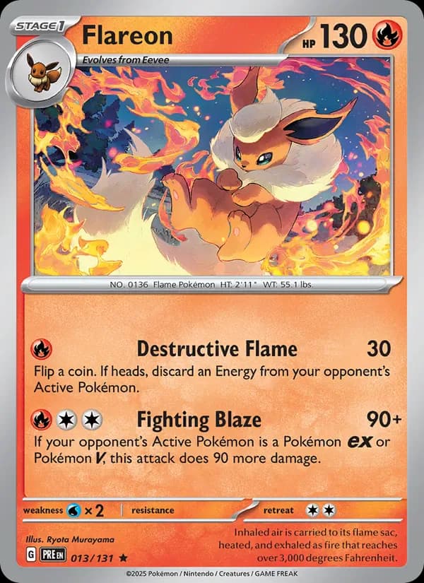Flareon 013/131 from Prismatic Evolutions