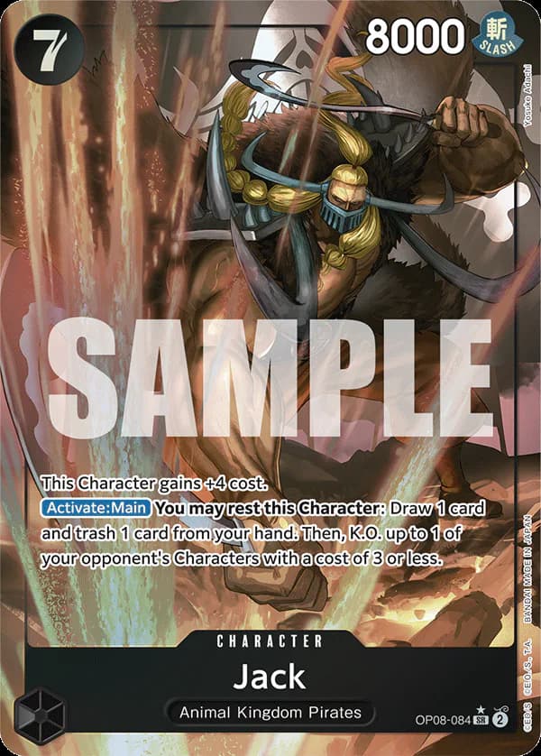 Jack OP08-084 Official alternate printing 1