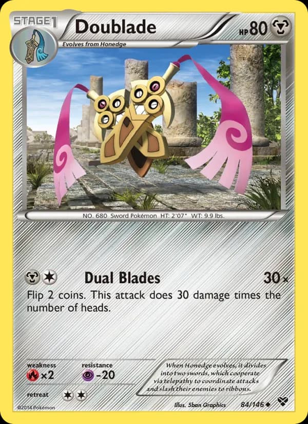 Doublade 84/146 from XY Base Set