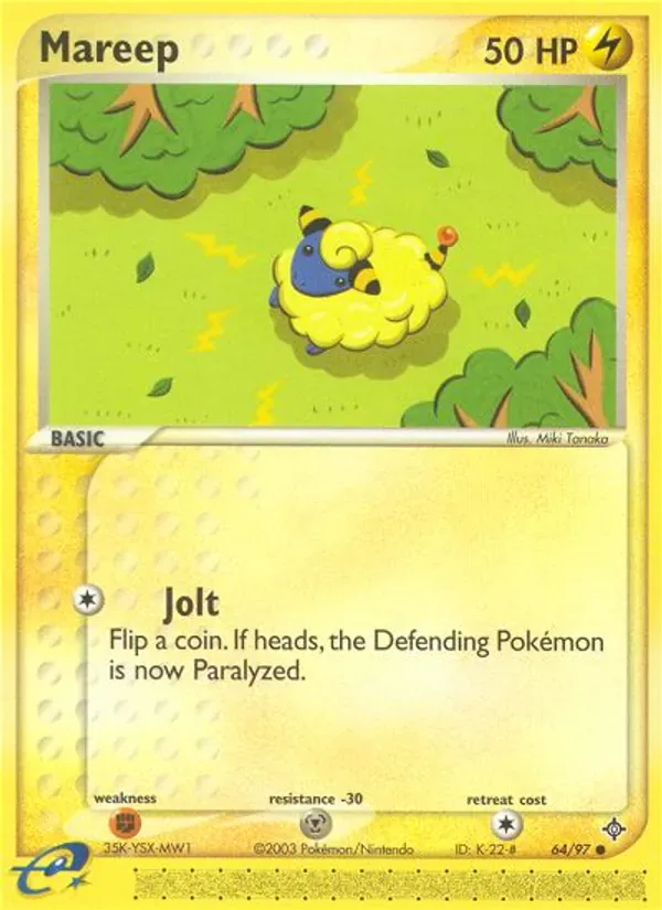 Mareep 64/97 from EX Dragon
