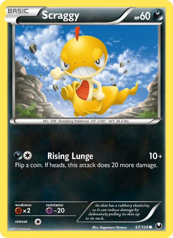 Scraggy 67/108 from Dark Explorers