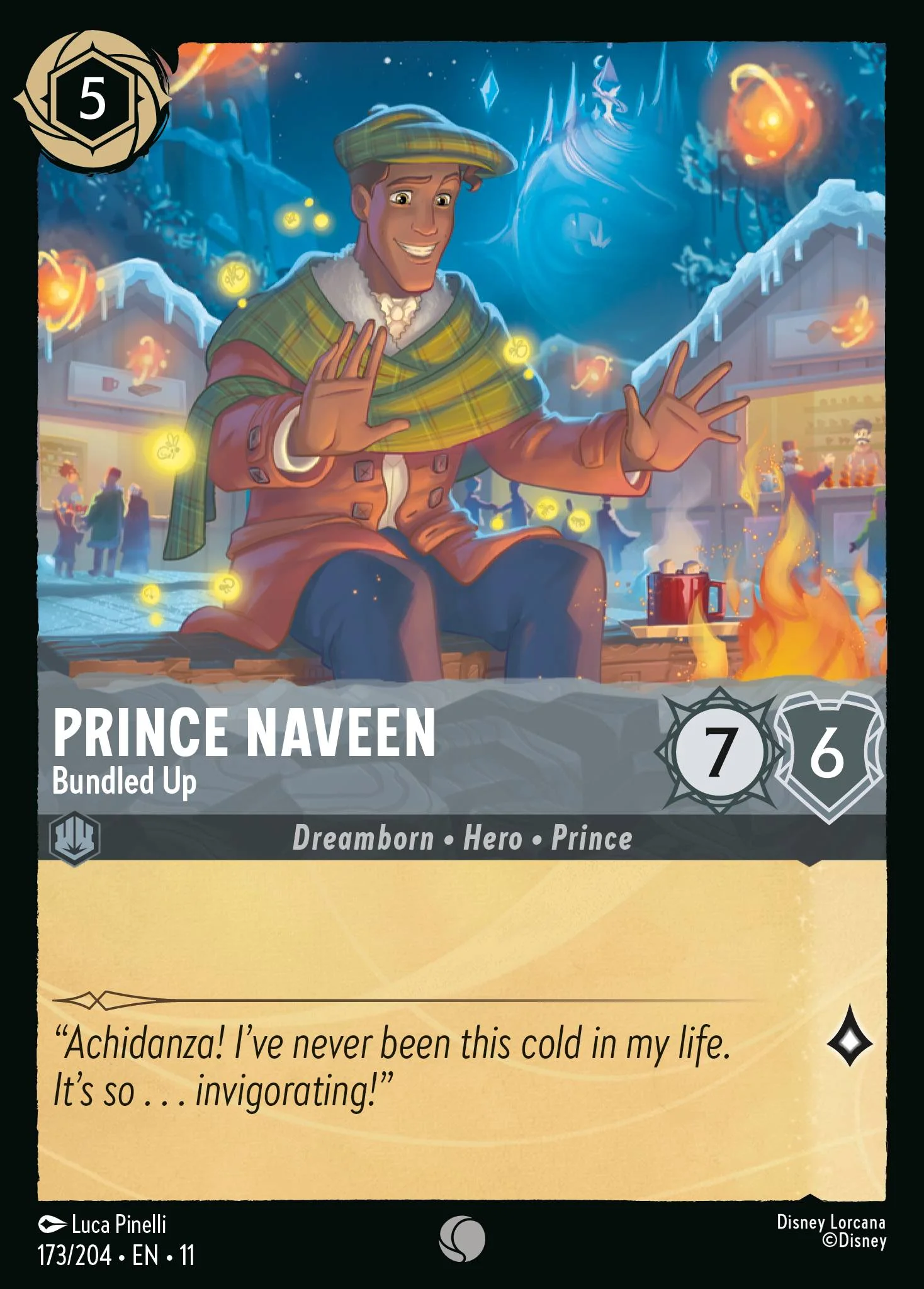 Prince Naveen - Bundled Up 173/204 from Winterspell