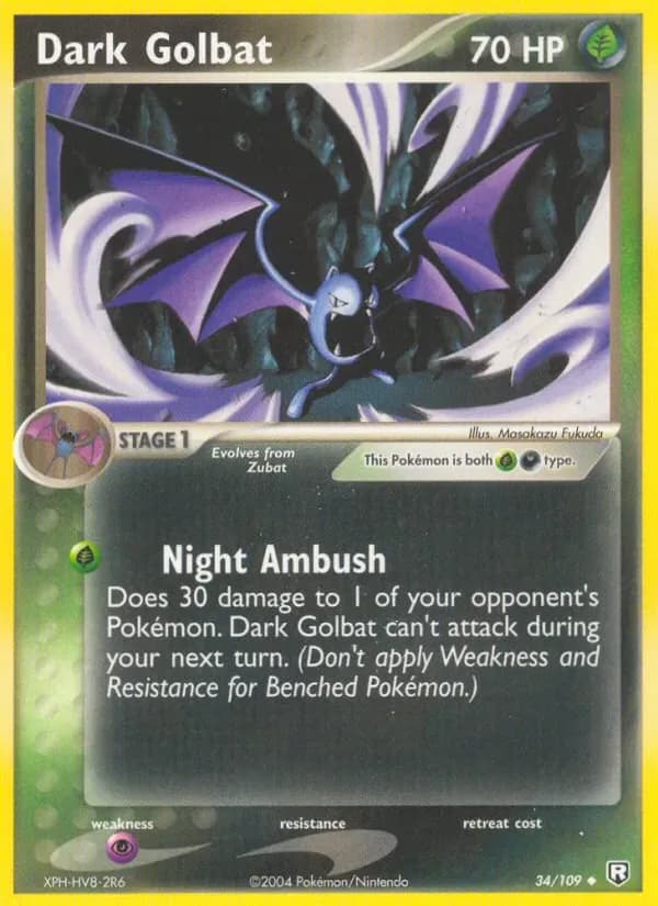 Dark Golbat 34/109 from EX Team Rocket Returns