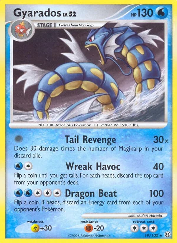 Gyarados 19/100 from Stormfront