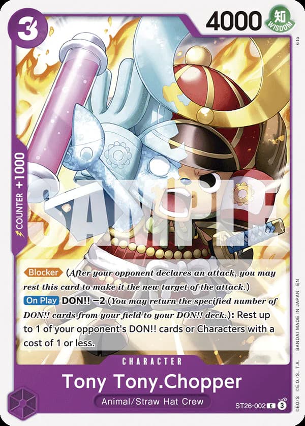 Tony Tony.Chopper ST26-002 Standard printing