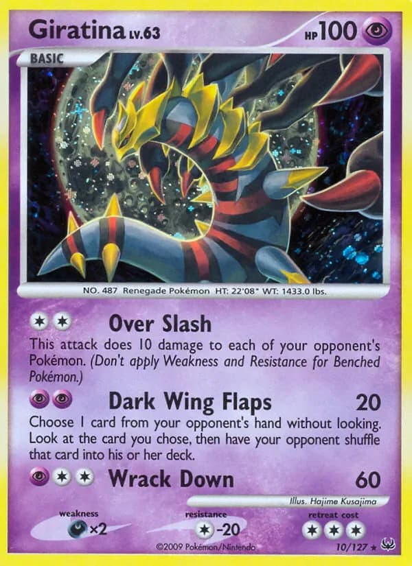 Giratina 10/127 from Platinum