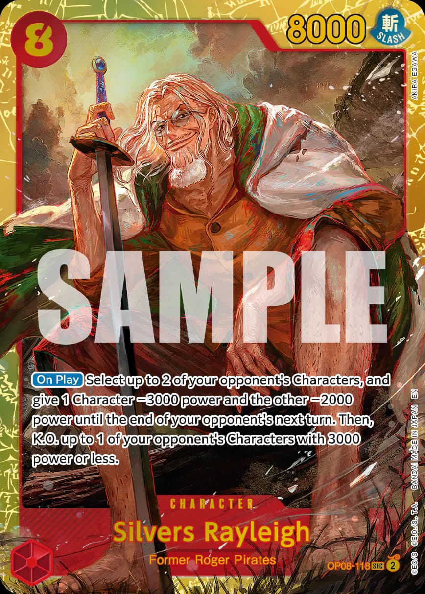 Silvers Rayleigh OP08-118 Official alternate printing r1