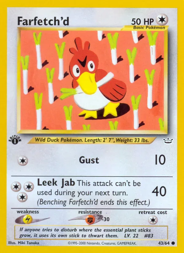 Farfetch'd 43/64 from Neo Revelation