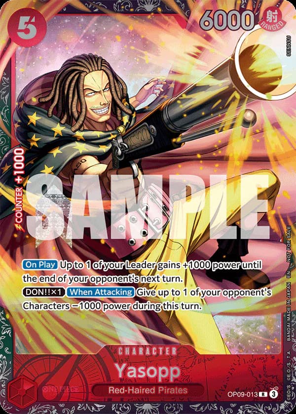 Yasopp OP09-013 Official alternate printing 1