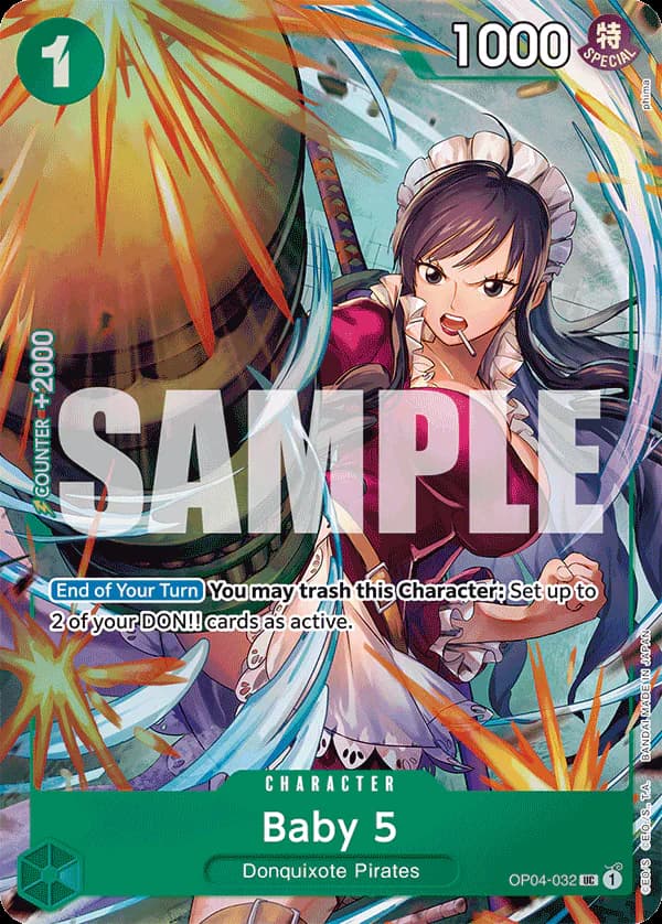 Baby 5 OP04-032 Official alternate printing 4