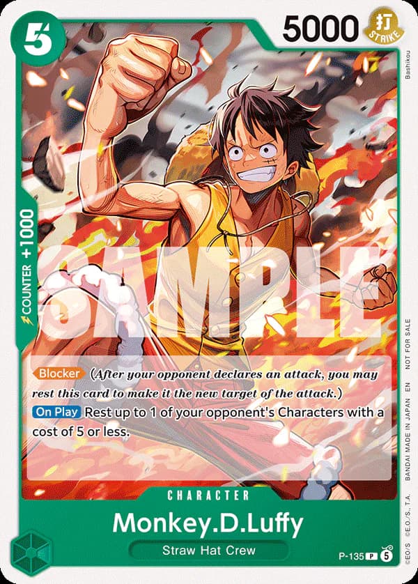 Monkey.D.Luffy P-135 Standard printing