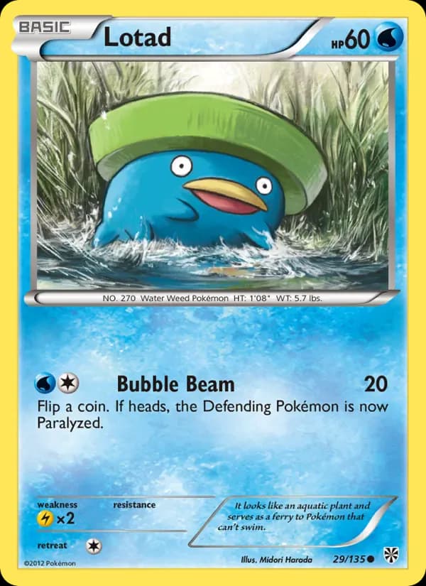 Lotad 29/135 from Plasma Storm