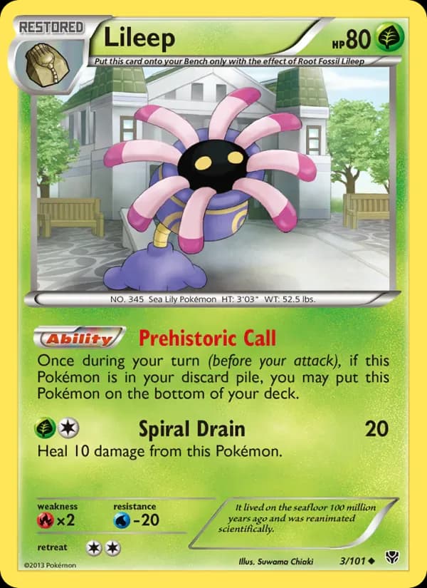 Lileep 3/101 from Plasma Blast