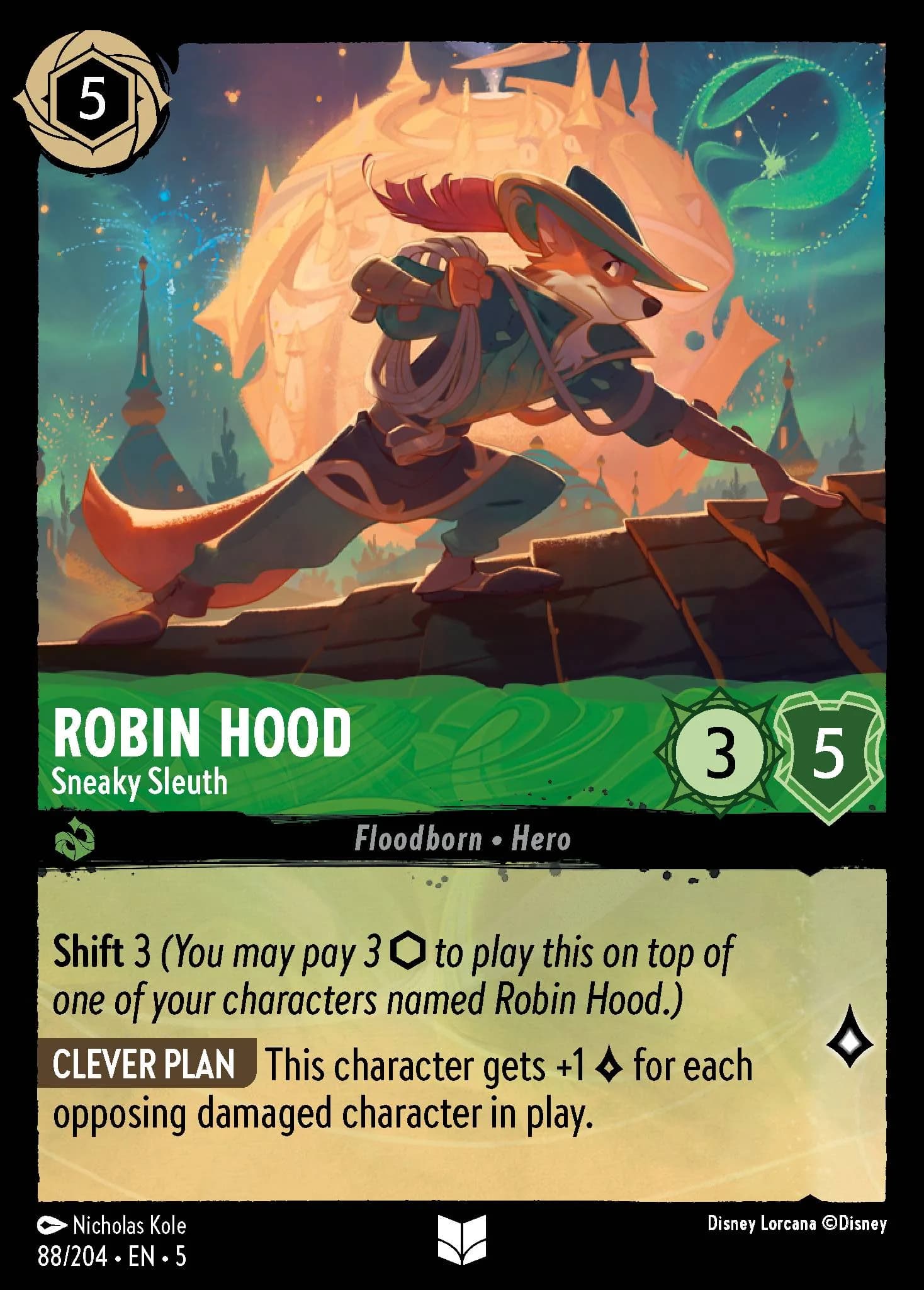 Robin Hood - Sneaky Sleuth 88/204 from Shimmering Skies