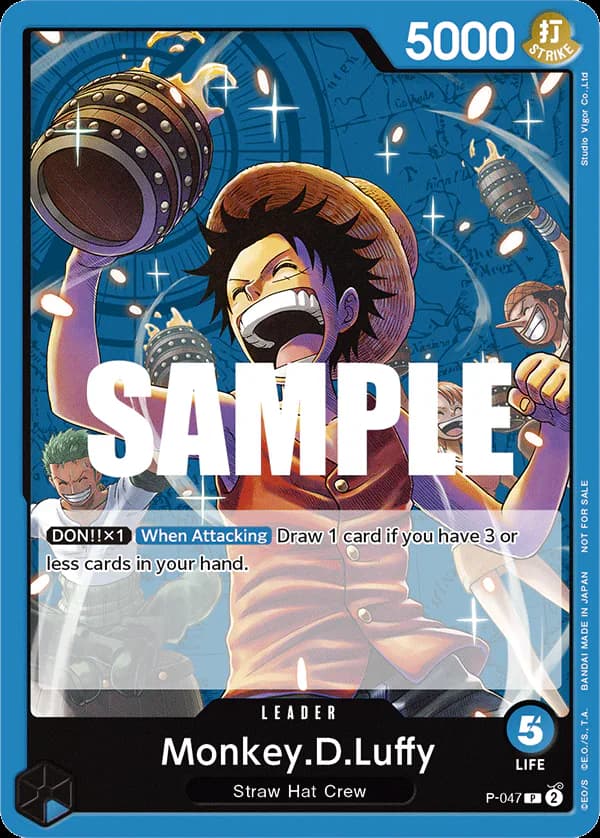 Monkey.D.Luffy P-047 Standard printing