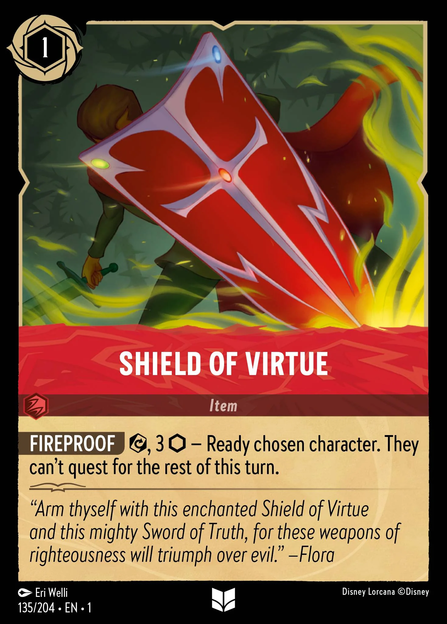 Shield of Virtue 135/204 from The First Chapter