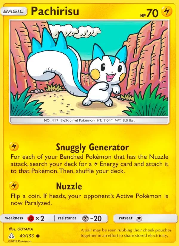 Pachirisu 49/156 from Ultra Prism