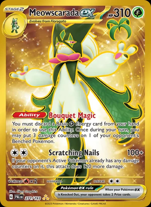 Meowscarada ex 271/193 from Paldea Evolved