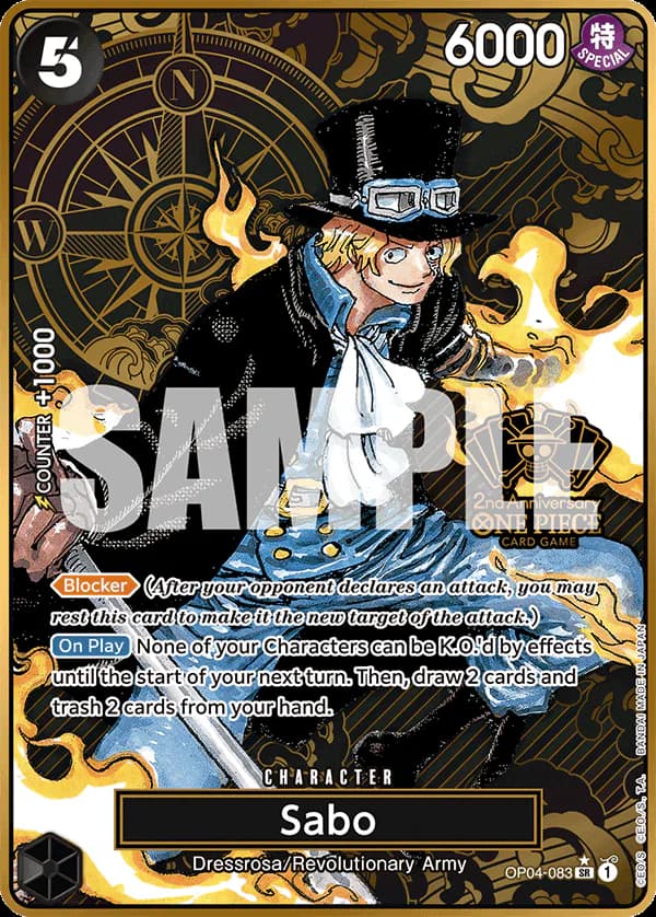 Sabo OP04-083 Official alternate printing 5