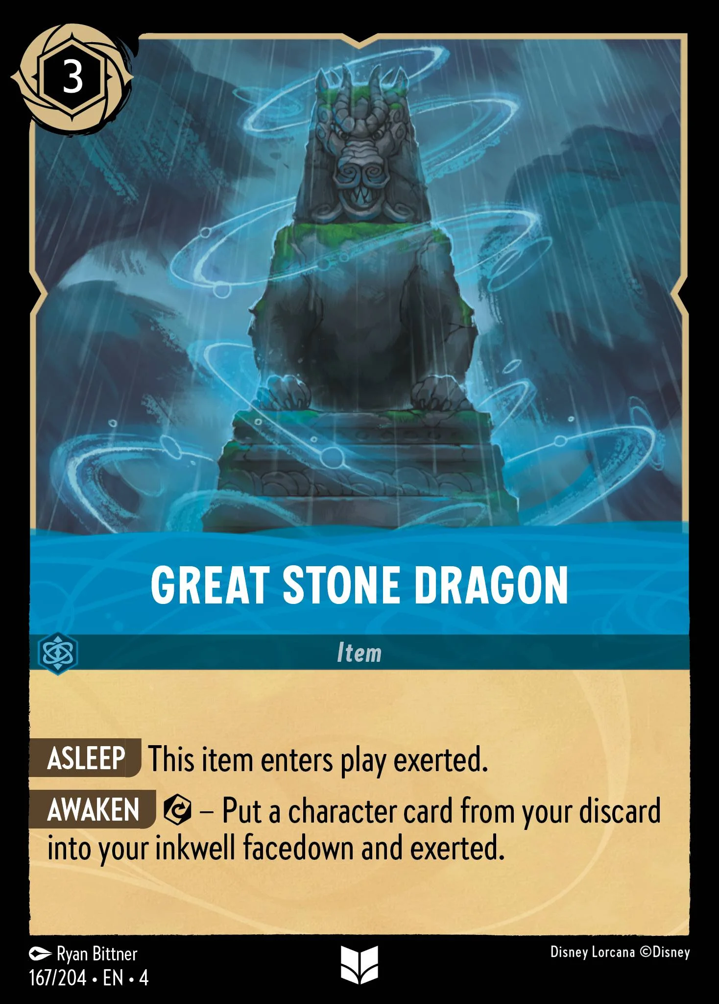 Great Stone Dragon 167/204 from Ursula's Return