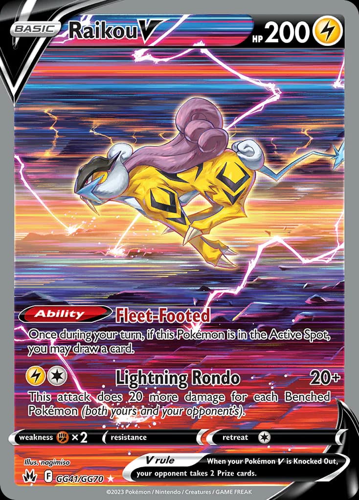 Raikou V GG41/GG70 from Crown Zenith