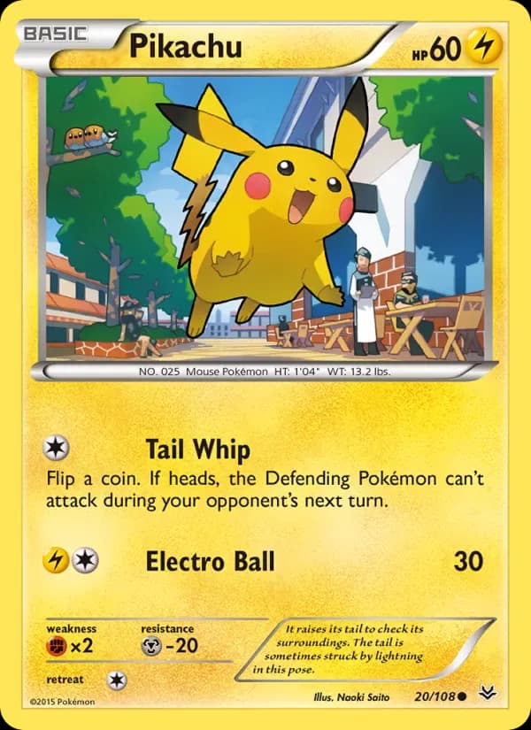 Pikachu 20/108 from Roaring Skies