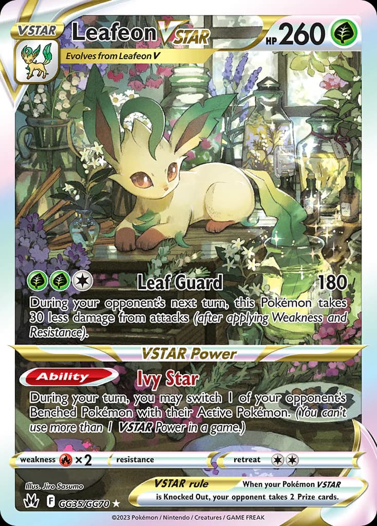 Leafeon VSTAR GG35/GG70 from Crown Zenith