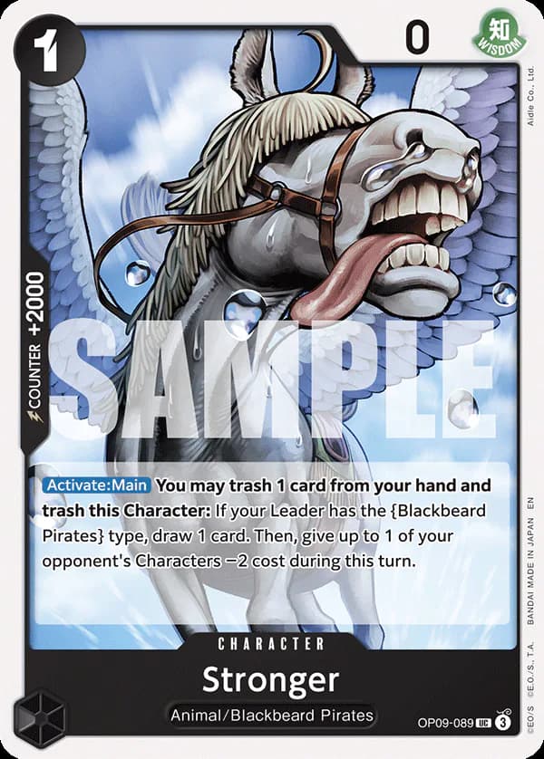Stronger OP09-089 Official alternate printing r1