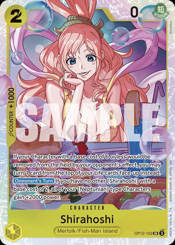 Shirahoshi OP12-102 Standard printing