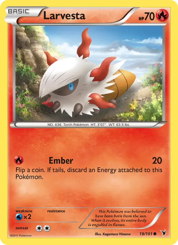 Larvesta 19/101 from Noble Victories